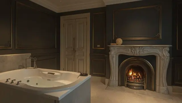 Illustration générée, pas une photo — Love room DOMAINE DE LA BESNERIE - Le Lodge Spa à Tanis