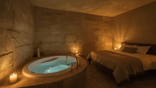 Illustration générée, pas une photo — Love room Domaine de la tuilière - La Campalune Perchée à Carnoules