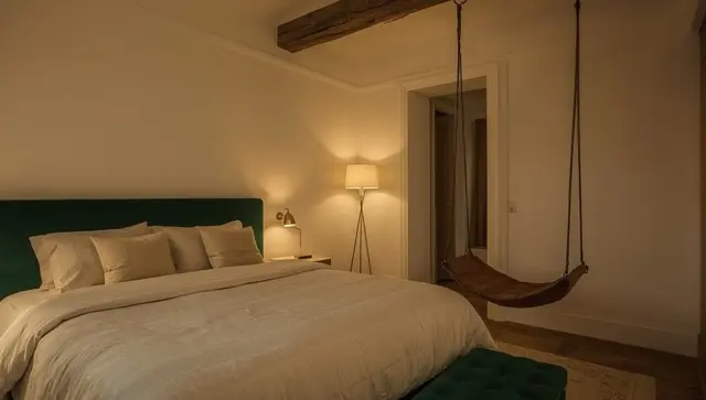 Illustration générée, pas une photo — Love room L'écrin des quais - Suite appartement L'interlude Secret à Beaucaire