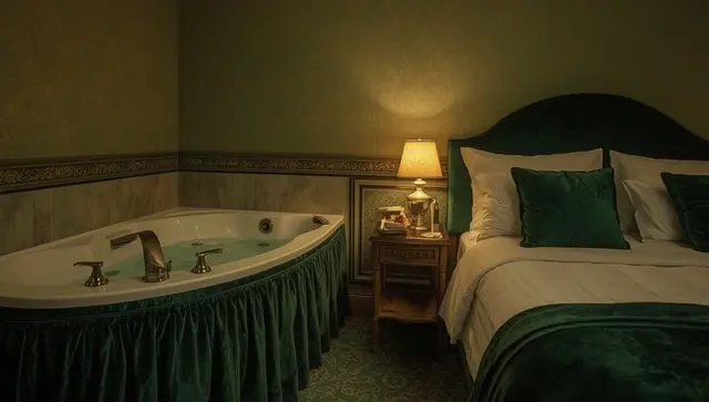 Illustration générée, pas une photo — Love room L’idîle Spa Noirmoutier à L'Épine
