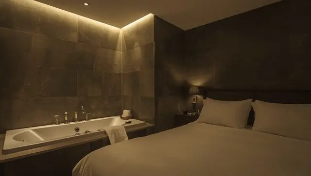 Illustration générée, pas une photo — Love room La Kabann - Bain à remous - Rouen à Oissel