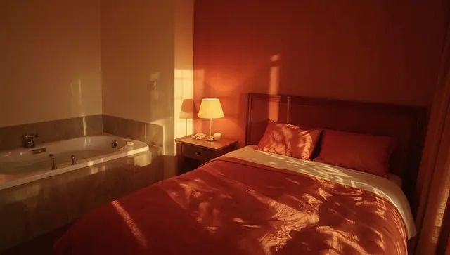 Illustration générée, pas une photo — Love room Le champ des plaisirs à Champlost