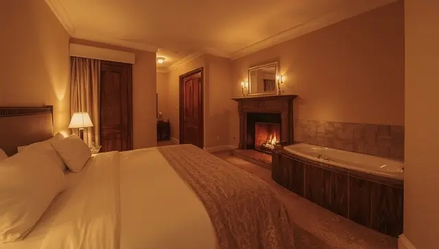 Illustration générée, pas une photo — Love room Li li et rose - Suite avec jacuzzi privatif à Nantes
