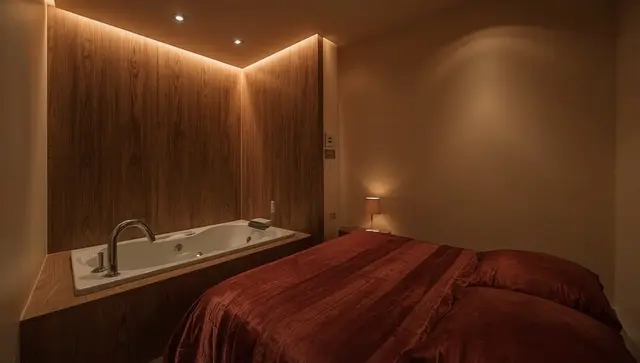 Illustration générée, pas une photo — Love room LovingSpa - La Suite Cristal à Lignières-de-Touraine
