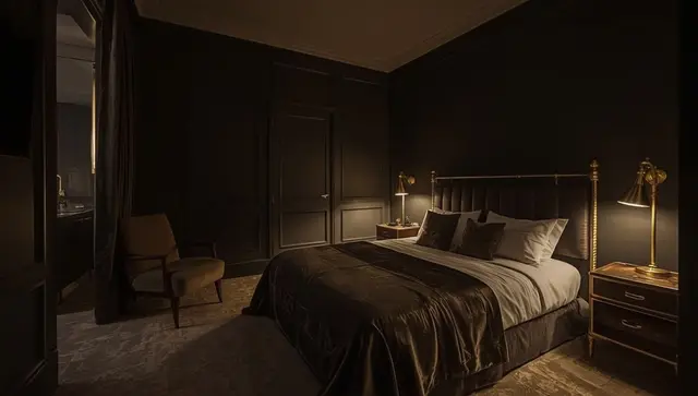 Illustration générée, pas une photo — Love room NUITS D'EXIL à Gérardmer