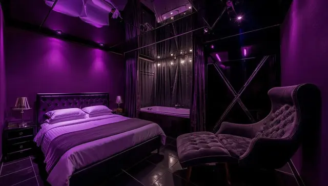 Illustration générée, pas une photo — Love room Secret Boudoir Spa - St Etienne à Saint-Étienne