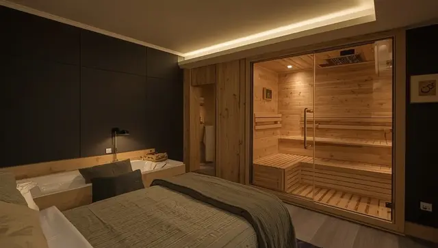 Illustration générée, pas une photo — Love room Spa de la Lune à Clichy-sous-Bois