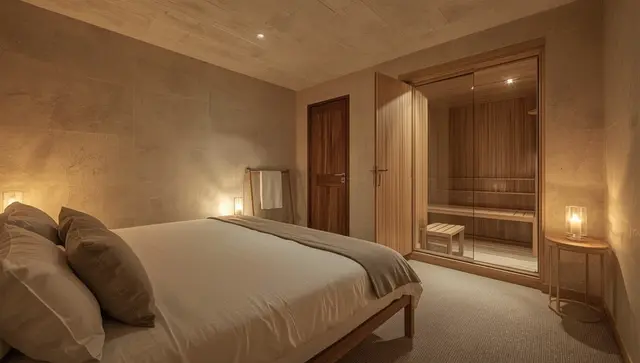 Illustration générée, pas une photo — Love room Suite 47 SPA - Ciné à Précy-sur-Oise